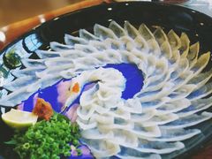 河豚鱼刺身-天正河鲀·河豚亭(大连店)