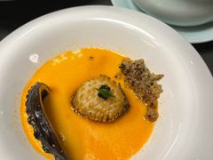 蟹黄虾汤蒸蛋黑鱼籽蒸鲜鲍鱼-蟹榭·本帮江浙菜·蟹宴(大宁久光商场店)