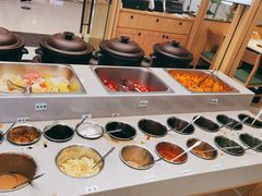 自助调料区-九孔·筒骨莲藕汤锅(大明宫万达店)
