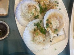 蒜蓉粉丝蒸扇贝-沙龙酒家
