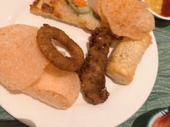 炸虾片-上海浦东假日酒店逸庭咖啡厅