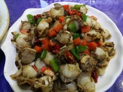 葱爆威海扇贝-威海渔村(静安旗舰店)