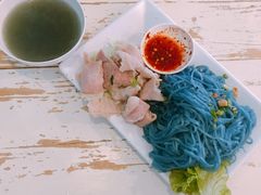 -蝶豆花蓝面条