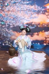 -后宫·古装汉服京剧儿童亲子全家福摄影