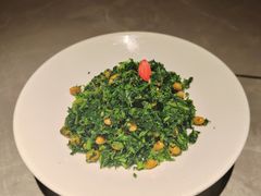 芥兰苗拌甜黄豆-醉庐·新上海菜(南京西路店)