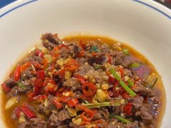 小炒黄牛肉-渔悦潇湘·酸菜煮鱼(岳麓山店)