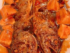 红烧豆腐烩黄鱼-玲珑餐厅(陕西南路店)