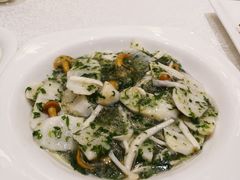 荠菜山药烩双菇-阿娘家·原生态农家菜(国顺东路店)