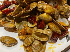 -东来菜馆•手抓海鲜家常菜•海鲜锅贴(鸽子窝店)
