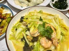 大白菜扇贝烩虾-海知道大连海鲜水饺(南山大冲店)