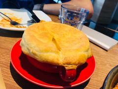 鸡茸蘑菇汤-必胜客(港城新天地店)