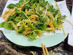 盐爆鸡丝蛰头-张树军海鲜(王府壹号店)