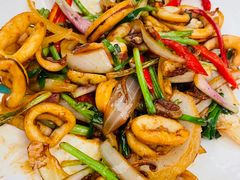 姜葱炒鲜鱿-海门鱼仔·潮汕味(燕岭店)