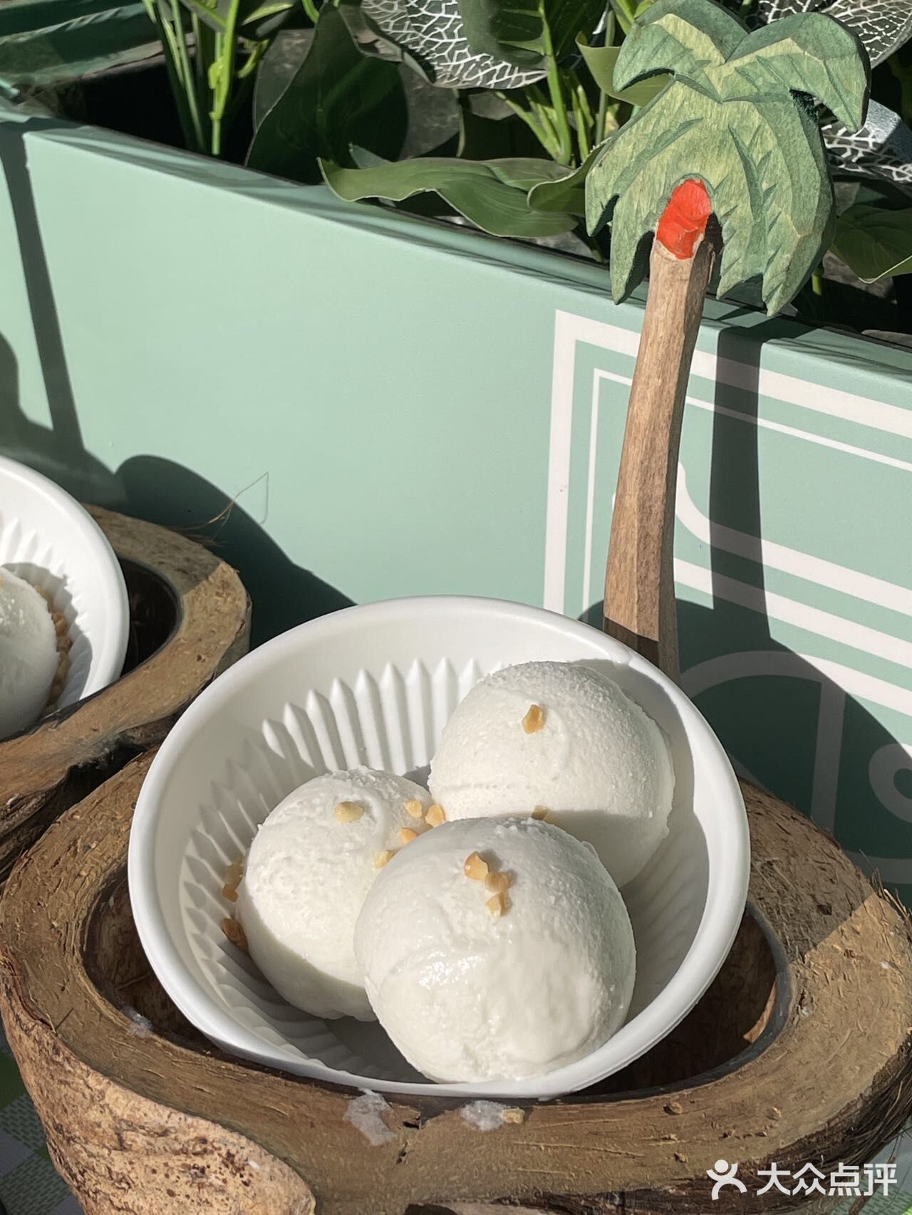 来蓝港我只做1️⃣件事！炫奶噗噗椰子冰淇淋！