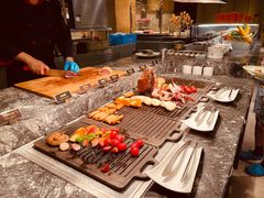 自助取餐区-金海湾自助餐厅(金陵饭店)