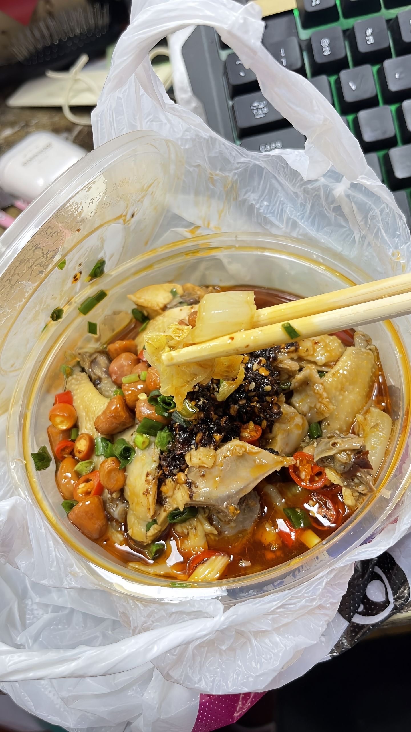 鲜香过瘾的口水鸡外卖