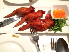 鲜虾胶酿脆皮鸡翅-港丽餐厅(杭大店)