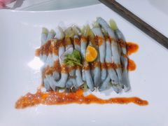 秋葵拌沙虫-黑明餐厅(白鹭洲店)