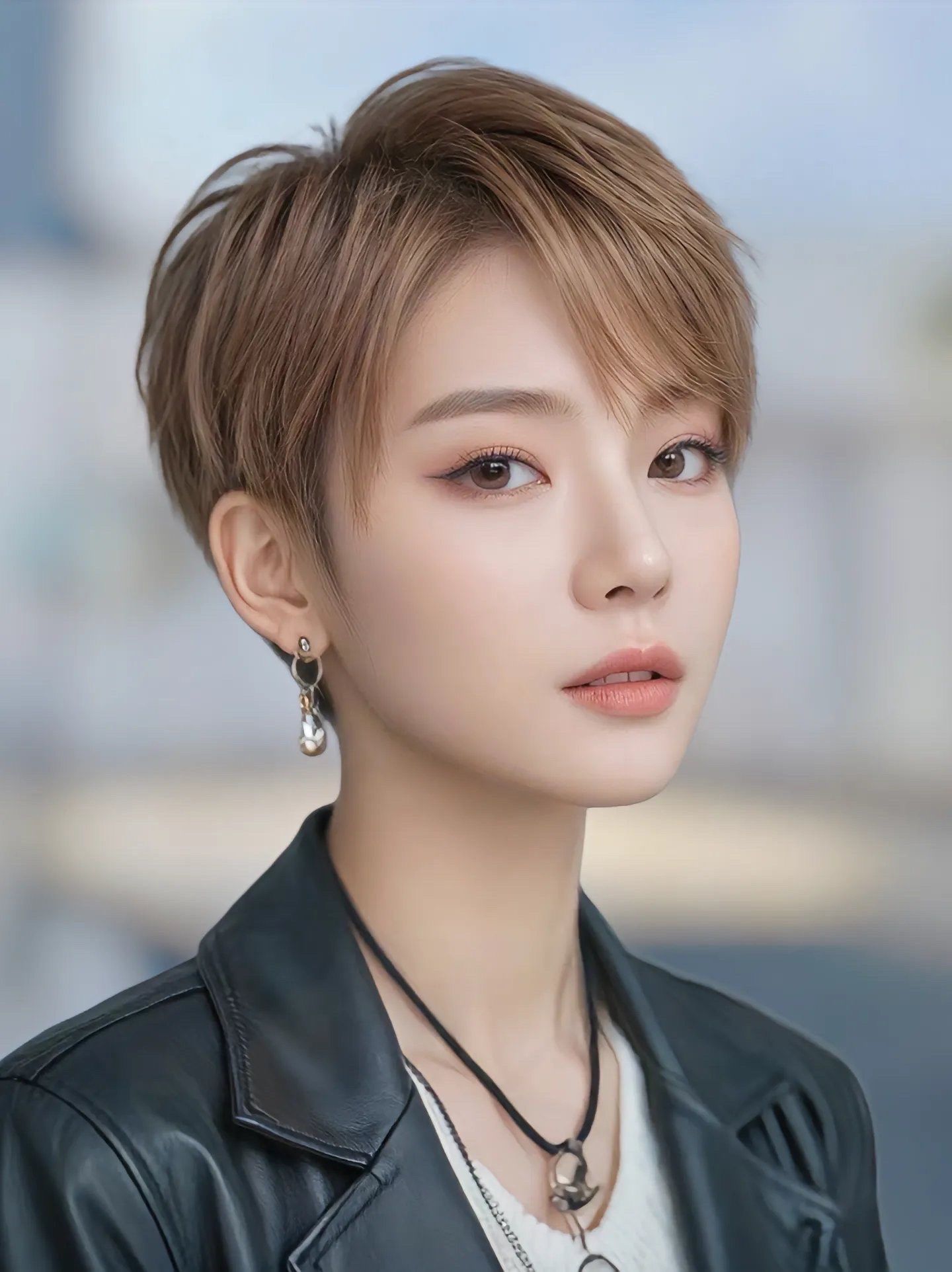 看韩女短发的感觉