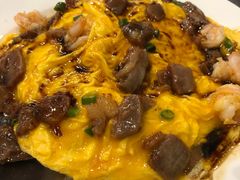 滑蛋牛肉虾仁饭-有章牛杂(石厦店)