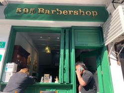 -595barbershop美式油头