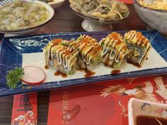 绿油油金枪鱼卷-仙隐小鹿料理食堂(惠济万达店)