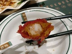 金沙海虾红米肠-悦得闲广式点心茶楼(蓝鲸世界店)