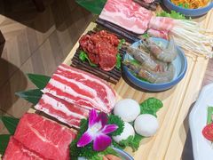 -明洞阿姨·韩式酱蟹烤肉·创意料理(三元桥店)