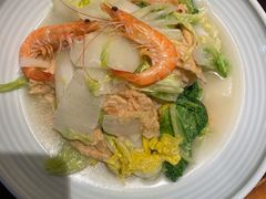 腐皮青菜-老头儿油爆虾·1987杭州烟火味(湖滨银泰in77D区店)