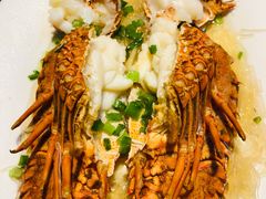 虾菇排蒸粉丝-大厝宅海鲜馆