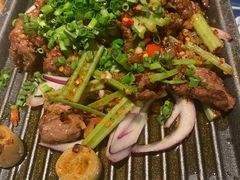 葱椒爆牛肉-绿茶餐厅(布吉万象汇店)