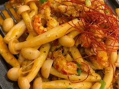 铁板麻辣奶油小龙虾-桃太郎创作料理(大坪店)