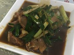 羊肉炒大蒜-月星羊肉面馆(黄河路美食休闲街店)