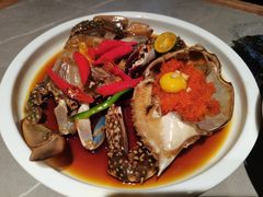 -草家酱蟹炭火烤肉店(珲春南路一店)