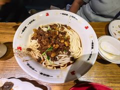 传统肉酱面-三晋老田饸饹面(中大街店)
