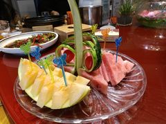 水果拼盘-万小金辣椒炒肉(三经路店)