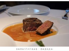 巴黎餐厅特色黑胡椒澳洲和牛牛脊排-AZUR聚(香格里拉饭店)