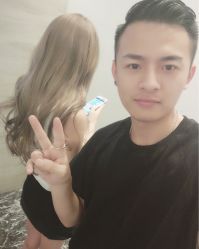 点击看大图 咨询预约V❤️:Gavin0811-专业烫发染发接发