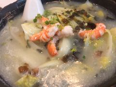 苋菜猪血皮蛋汤-深圳柯记餐厅(大望店)