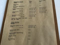 菜单-% Arabica阿拉比卡咖啡(深圳湾万象城店)