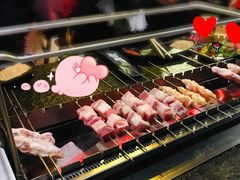 羊肉串-長壹旋转烤吧 农家鸡火锅