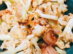 白虾酱有机花菜-蜜桃花开·中西融合菜E&W(南长街店)