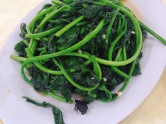 豆鼓炒番薯苗-秋姐美食店(旅游大道店)