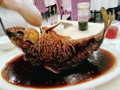 罾蹦鲤鱼-奥华餐厅·老张记(台基厂店)
