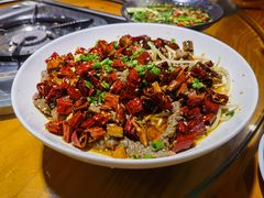 汆水牛肉-九道菜有鸡鱼头(石鼓路店)