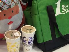 黑糖红茶拿铁-1点点(蓝村店)