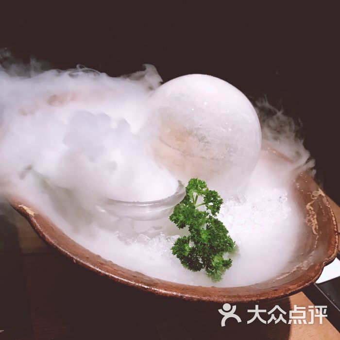 廾穹概念中国菜(琶醍店)-液氮青椒螺片图片-广州美食-大众点评网
