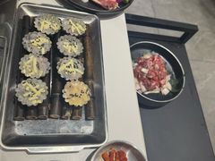 -山野的朋友露营炭火烤肉