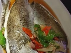 葱椒鲈鱼-绿茶餐厅(乐峰广场店)