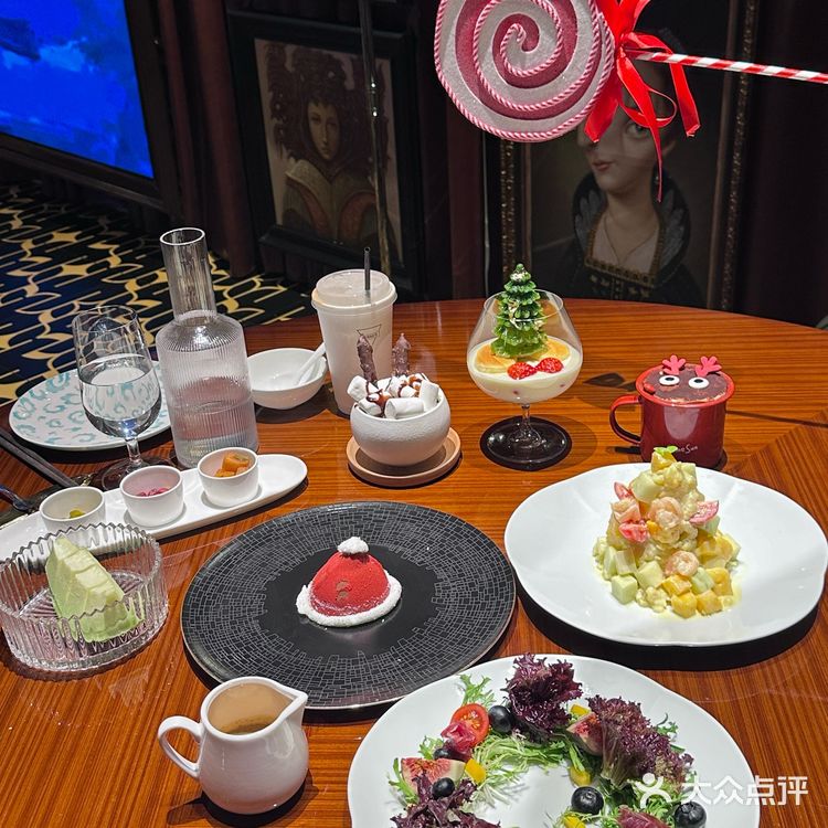 在万象城吃到了圣诞主题的漂亮饭